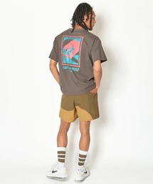 AKTR（アクター）の「AKTR TIDELINE PHOTO T/C LOOSE TEE (CH)（アクター タイドライン フォト T/C ルーズTシャツ）（Tシャツ/カットソー）」