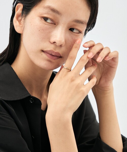 Jouete(ジュエッテ)の「リング アシンメトリー コンビカラー(リング・レディース・ゴールド系その他・#17/#15/#13/#11/#9/#7)」の5枚目の写真