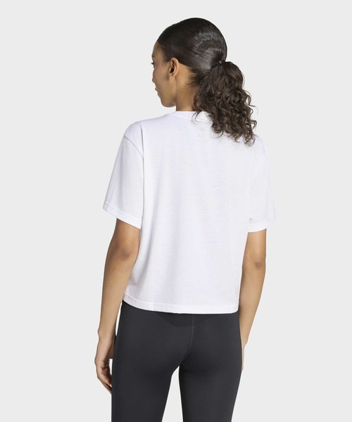adidas(アディダス)の「LES MILLS マインド グラフィック Tシャツ / アディダス adidas(Tシャツ/カットソー・レディース・ホワイト系その他・MEDIUM/SMALL/X-LARGE/X-SMALL/LARGE/XX-LARGE)」の2枚目の写真
