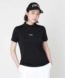 【PING APPAREL】ナイロンサッカー半袖ハイネックシャツ (LADIES)