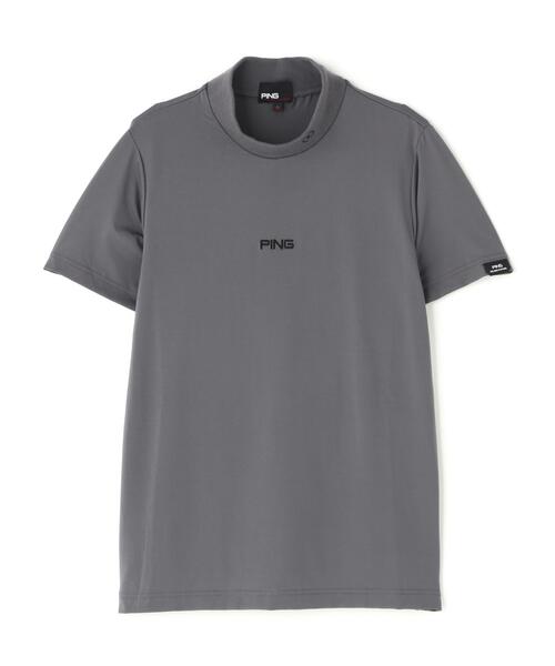 PING(ピン)の「【PING APPAREL】ナイロンサッカー半袖ハイネックシャツ (LADIES)(Tシャツ/カットソー・レディース・ブラック/ホワイト/グレー・S/L/M/LL)」の20枚目の写真