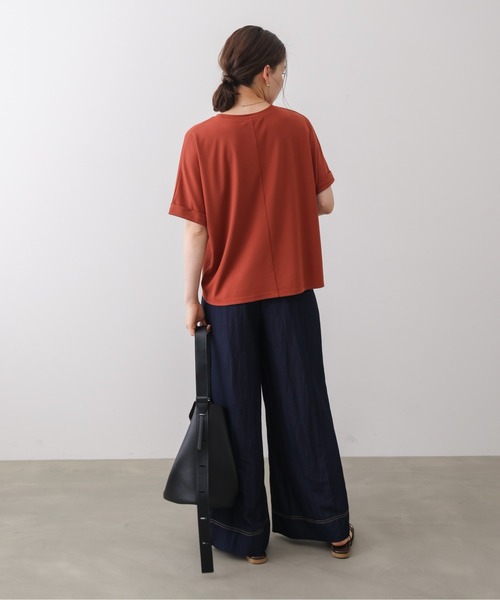 Bou Jeloud(ブージュルード)の「クリアクールロゴTシャツ(Tシャツ/カットソー・レディース・オフホワイト/オレンジ/チャコールグレー・FREE)」の22枚目の写真