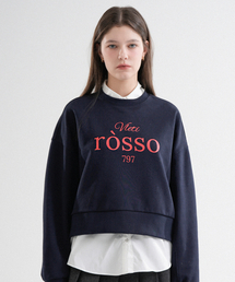 Tentadumble Logo Crop Sweatshirt (Navy)