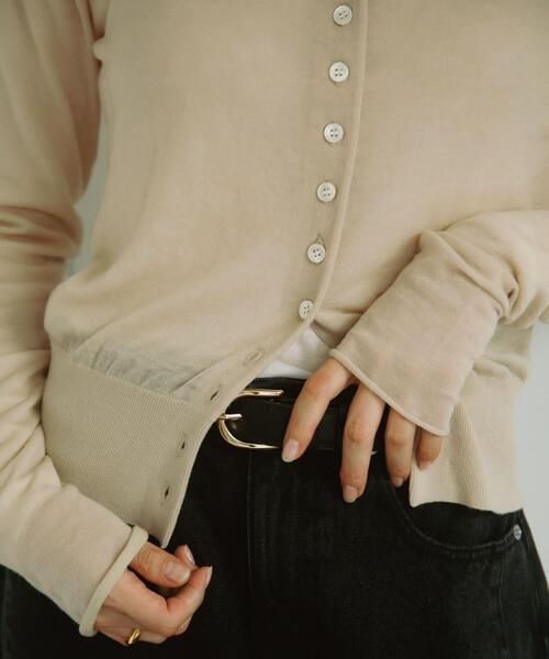 URBAN RESEARCH DOORS(アーバンリサーチドアーズ)の「Soft Wool Button Cardigan(カーディガン/ボレロ・レディース・ベージュ/グレー系その他・FREE)」の11枚目の写真
