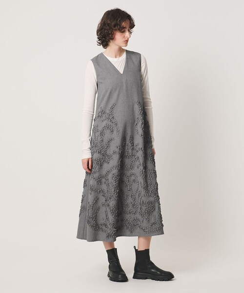 Pheeta＞Cheryl Vネック ワンピース / 016C-20（ワンピース）｜Pheeta