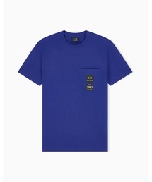 【A|X アルマーニ エクスチェンジ】パッチポケット エクストラスリムフィット 半袖クルーネックTシャツ/EXTRA SLIM