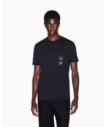 【A|X アルマーニ エクスチェンジ】UFP パッチポケット エクストラスリムフィット 半袖クルーネックTシャツ/EXTRA SLIM