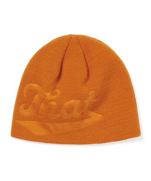 thisisneverthat（ディスイズネバーザット）の「Debossed That No Cuff Beanie（ニットキャップ/ビーニー・メンズ・ブラック/グリーン系その他2/チャコール/オレンジ・FREE）」の4枚目の写真