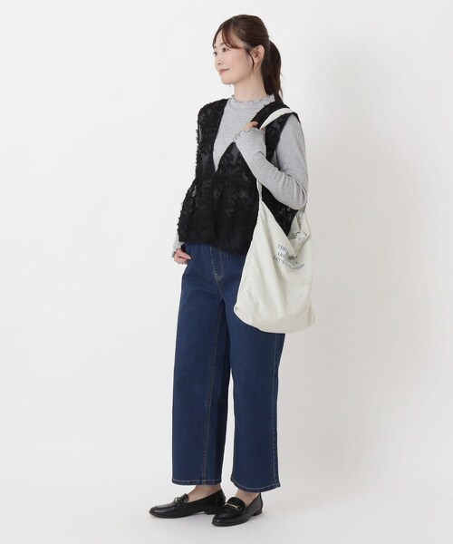 one'sterrace(ワンズテラス)の「JOUET ジョエット ロゴプリント2WAYトート(トートバッグ・レディース・ブラック系8/ブルー系その他7/カーキ系5/アイボリー系8・99)」の17枚目の写真