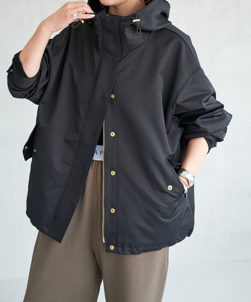 Spick & Span(スピックアンドスパン)の「《WEB限定 / 追加》撥水マウンテンパーカー(その他アウター・レディース・ブラウン/ブラック・38/36)」の5枚目の写真