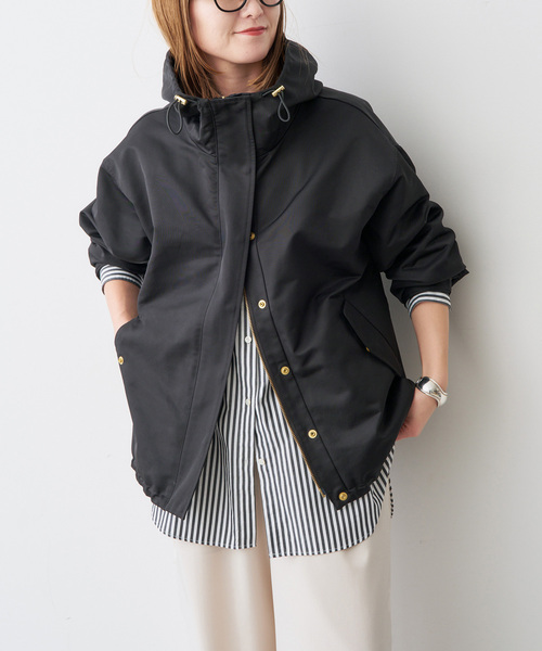 Spick & Span(スピックアンドスパン)の「《WEB限定 / 追加》撥水マウンテンパーカー(その他アウター・レディース・ブラウン/ブラック・38/36)」の10枚目の写真
