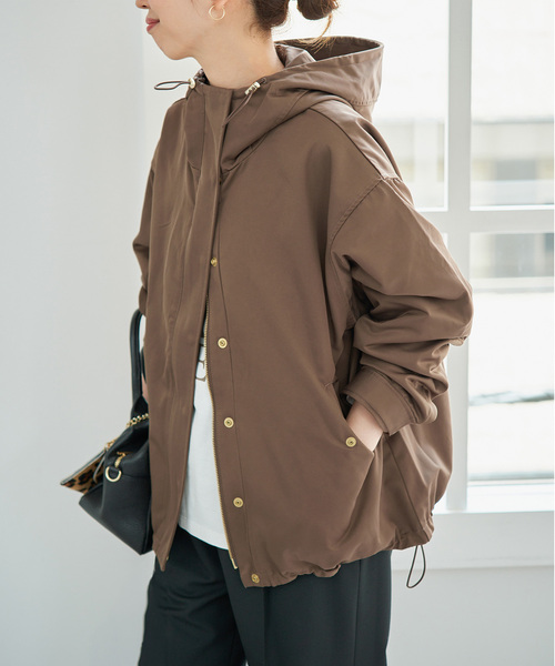 Spick & Span(スピックアンドスパン)の「《WEB限定 / 追加》撥水マウンテンパーカー(その他アウター・レディース・ブラウン/ブラック・38/36)」の15枚目の写真