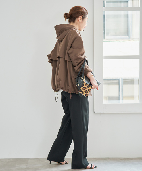 Spick & Span(スピックアンドスパン)の「《WEB限定 / 追加》撥水マウンテンパーカー(その他アウター・レディース・ブラウン/ブラック・38/36)」の17枚目の写真