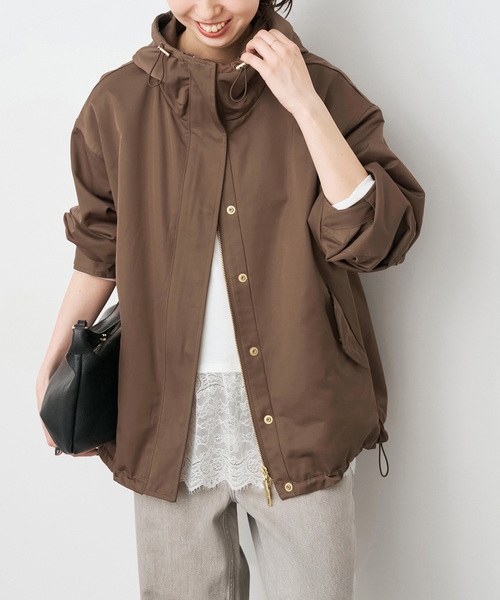 Spick & Span(スピックアンドスパン)の「《WEB限定 / 追加》撥水マウンテンパーカー(その他アウター・レディース・ブラウン/ブラック・38/36)」の19枚目の写真