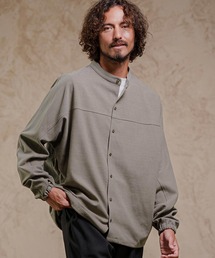 CAMBIO | ms6645-Band Collar Dolman Sleeve Shirt バンドカラーシャツ(A75626cmb)(シャツ/ブラウス)
