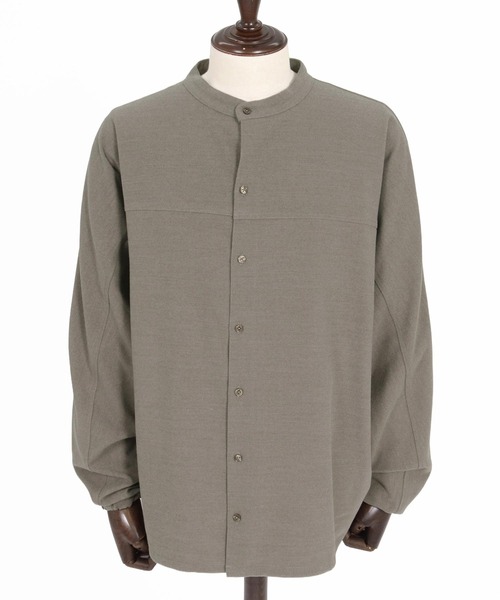 CAMBIO(カンビオ)の「ms6645-Band Collar Dolman Sleeve Shirt バンドカラーシャツ(A75626cmb)(シャツ/ブラウス・メンズ・グレー/チャコール/ブラック・L/M/S)」の22枚目の写真