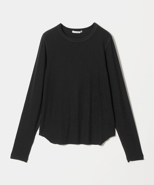 BEAUTY&YOUTH UNITED ARROWS（ビューティーアンドユースユナイテッドアローズ）の「毛セルロースブレンド クルーネック カットソー（Tシャツ/カットソー・レディース・ダークブラウン/オフホワイト/ライトピンク/グレー系/ブラック・FREE）」の3枚目の写真