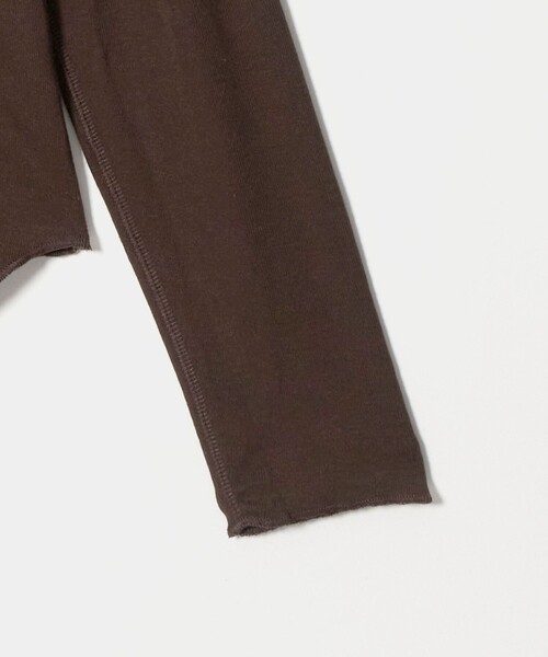 BEAUTY&YOUTH UNITED ARROWS（ビューティーアンドユースユナイテッドアローズ）の「毛セルロースブレンド クルーネック カットソー（Tシャツ/カットソー・レディース・ダークブラウン/オフホワイト/ライトピンク/グレー系/ブラック・FREE）」の16枚目の写真