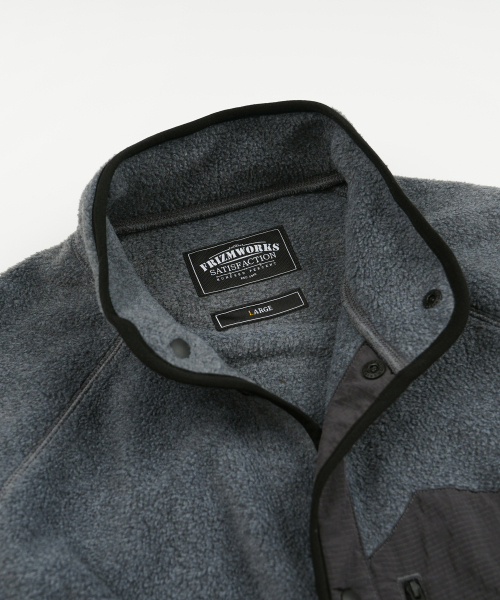 FRIZMWORKS(フリズムワークス)の「ANDES FLEECE JACKET _ GRAY(その他アウター・メンズ・その他・SMALL/MEDIUM/LARGE/X-LARGE)」の4枚目の写真