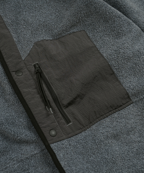 FRIZMWORKS(フリズムワークス)の「ANDES FLEECE JACKET _ GRAY(その他アウター・メンズ・その他・SMALL/MEDIUM/LARGE/X-LARGE)」の5枚目の写真