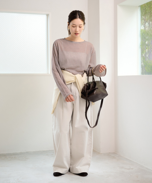 FRAMeWORK(フレームワーク)の「≪追加≫SLOUCHY LIGHT CHINO パンツ 2(チノパンツ・レディース・ピンク/カーキ/アイボリー・40/36/38/34)」の15枚目の写真