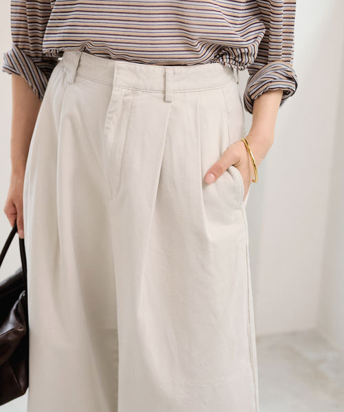 FRAMeWORK(フレームワーク)の「≪追加≫SLOUCHY LIGHT CHINO パンツ 2(チノパンツ・レディース・ピンク/カーキ/アイボリー・40/36/38/34)」の21枚目の写真
