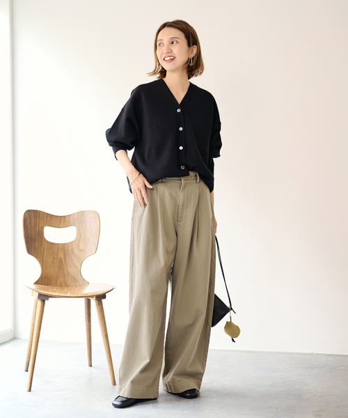 FRAMeWORK(フレームワーク)の「≪追加≫SLOUCHY LIGHT CHINO パンツ 2(チノパンツ・レディース・ピンク/カーキ/アイボリー・40/36/38/34)」の22枚目の写真