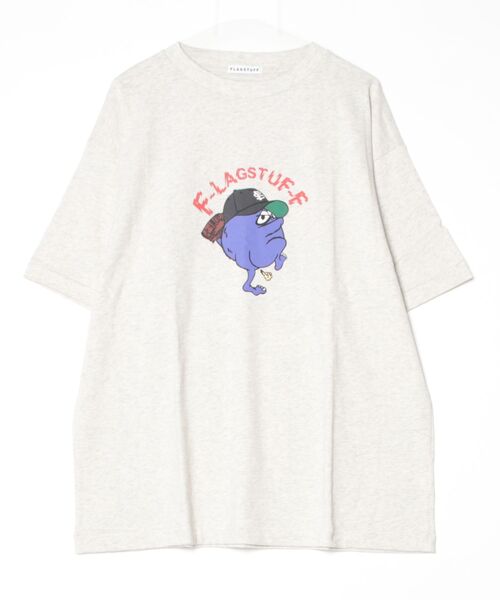 F-LAGSTUF-F（フラグスタフ）の「24SS-FS-42 "CAMACHO"Tee（Tシャツ/カットソー・メンズ・グリーン/グレー/PINK・LARGE/MEDIUM/X-LARGE）」の2枚目の写真