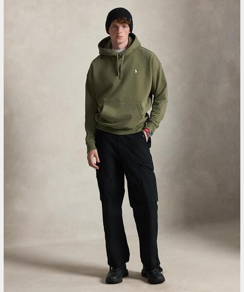 POLO RALPH LAUREN(ポロ ラルフ ローレン)の「リラックス フィット ロゴ フリース フーディ(パーカー・メンズ・グリーン・XS/XL/S/M/L)」の3枚目の写真