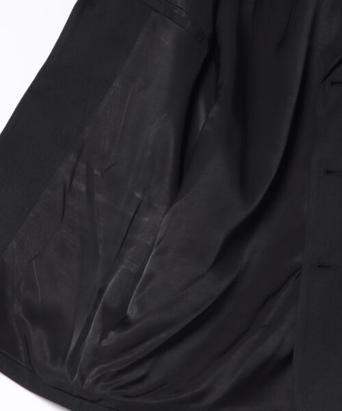 CLANE(クラネ)の「CLANE/クラネ/HERRINGBONE TAILORED JACKET(テーラードジャケット・レディース・その他24/ブラック・1)」の4枚目の写真