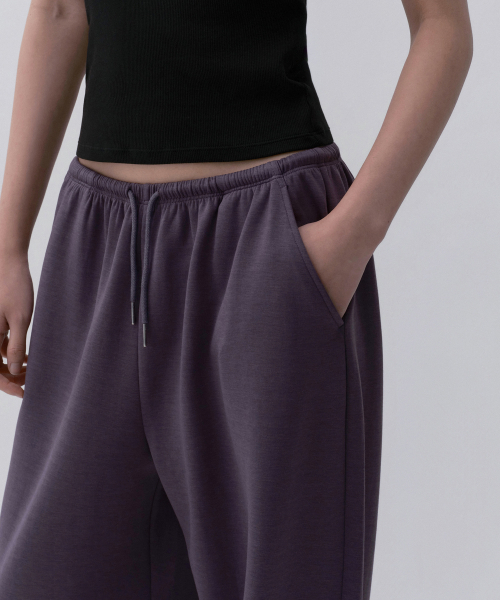 MUSINSA STANDARD WOMAN（ムシンサスタンダードウーマン）の「ウィメンズジャージバルーンジョガーパンツ[パープル]（スウェットパンツ・レディース・その他・X-SMALL/SMALL/MEDIUM/LARGE）」の6枚目の写真