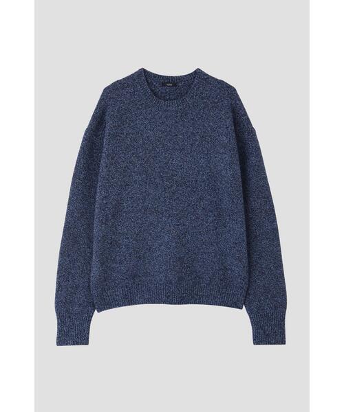 YLEVE(イレーヴ)の「YLEVE / WOOL CASHMERE KN P/O(ニット/セーター・メンズ・オレンジ/ブルー・5/4)」の15枚目の写真