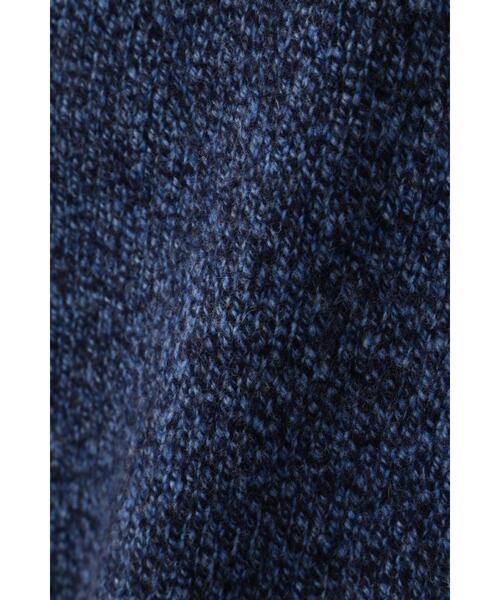 YLEVE(イレーヴ)の「YLEVE / WOOL CASHMERE KN P/O(ニット/セーター・メンズ・オレンジ/ブルー・5/4)」の21枚目の写真