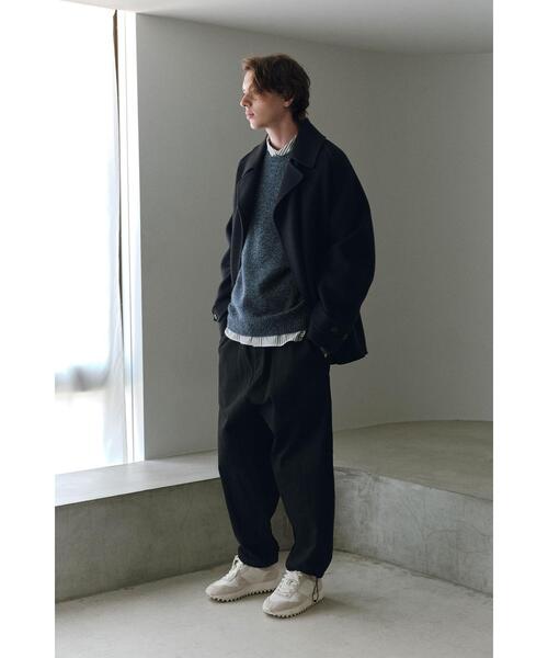 YLEVE(イレーヴ)の「YLEVE / WOOL CASHMERE KN P/O(ニット/セーター・メンズ・オレンジ/ブルー・5/4)」の22枚目の写真