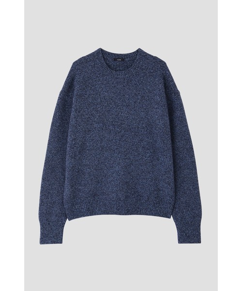 YLEVE(イレーヴ)の「YLEVE / WOOL CASHMERE KN P/O(ニット/セーター・メンズ・オレンジ/ブルー・5/4)」の6枚目の写真