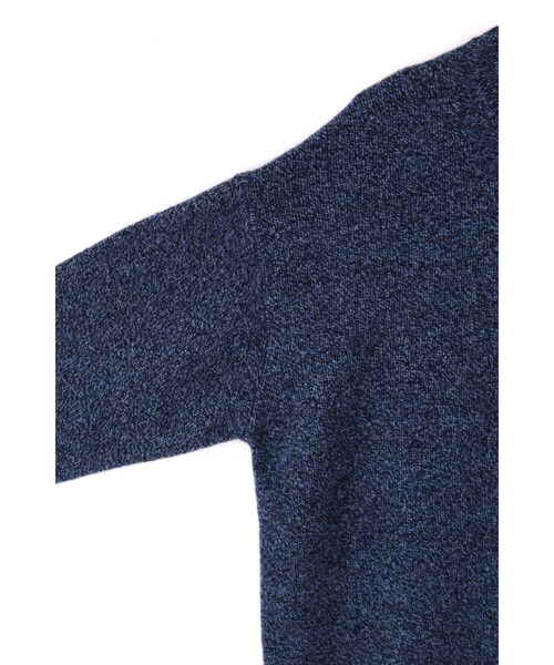 YLEVE(イレーヴ)の「YLEVE / WOOL CASHMERE KN P/O(ニット/セーター・メンズ・オレンジ/ブルー・5/4)」の9枚目の写真