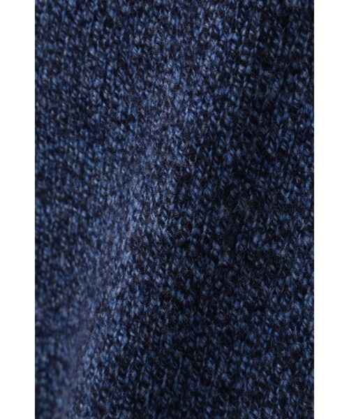 YLEVE(イレーヴ)の「YLEVE / WOOL CASHMERE KN P/O(ニット/セーター・メンズ・オレンジ/ブルー・5/4)」の12枚目の写真