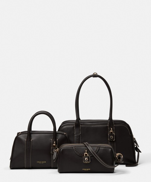 COLE HAAN（コールハーン）の「ロックハート ミディアム サッチェル womens（ショルダーバッグ・レディース・ブラウン・OSFA）」の2枚目の写真