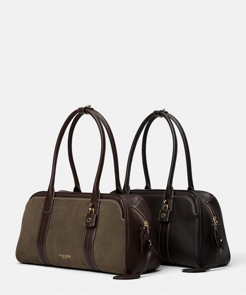 COLE HAAN（コールハーン）の「ロックハート ミディアム サッチェル womens（ショルダーバッグ・レディース・ブラウン・OSFA）」の3枚目の写真