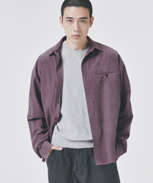 COLD BLANKET（コールドブランケット）の「コーデュロイ アンバランス オーバーサイズ シャケット パープル（シャツ/ブラウス）」