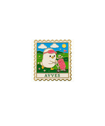 AVVES GOLF（アベスゴルフ）の「アベス スタンプ ボールマーカー CARTBAG BIRDIE_1PCS（ゴルフグッズ）」