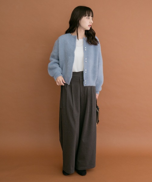 ITEMS URBANRESEARCH(アイテムズ アーバンリサーチ)の「アシメベルトデザインパンツ(その他パンツ・レディース・ブラック/ブラウン・SMALL/MEDIUM)」の8枚目の写真
