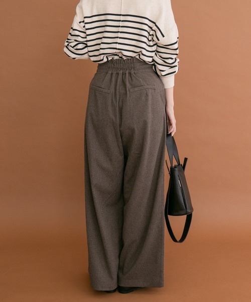 ITEMS URBANRESEARCH(アイテムズ アーバンリサーチ)の「アシメベルトデザインパンツ(その他パンツ・レディース・ブラック/ブラウン・SMALL/MEDIUM)」の13枚目の写真