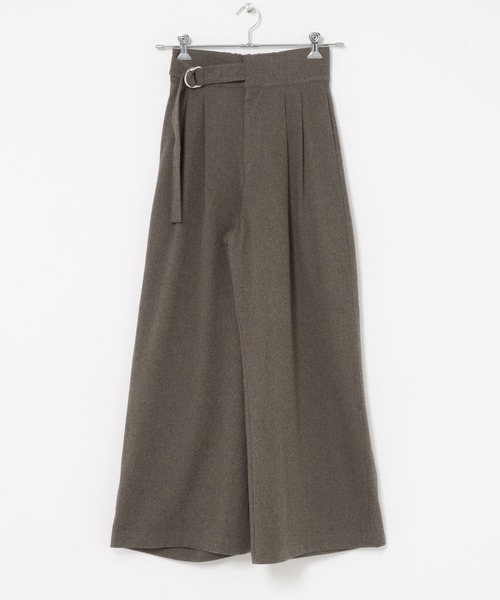 ITEMS URBANRESEARCH(アイテムズ アーバンリサーチ)の「アシメベルトデザインパンツ(その他パンツ・レディース・ブラック/ブラウン・SMALL/MEDIUM)」の14枚目の写真