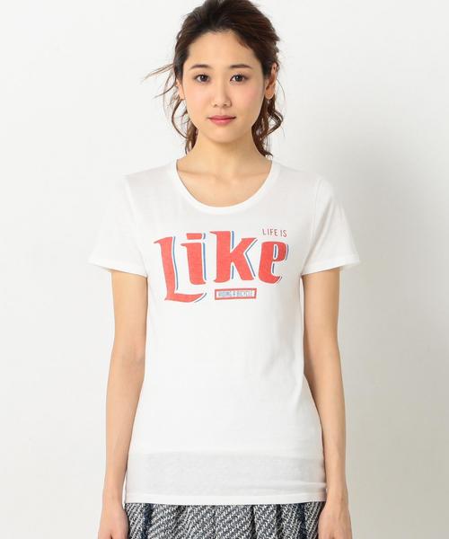 Another Edition(アナザーエディション)の「GOOD SPEEDロゴTシャツ/BCgood/s LOGO T WHT◆(Tシャツ/カットソー・レディース・ホワイト/ライトピンク・FREE)」の7枚目の写真