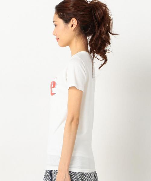 Another Edition(アナザーエディション)の「GOOD SPEEDロゴTシャツ/BCgood/s LOGO T WHT◆(Tシャツ/カットソー・レディース・ホワイト/ライトピンク・FREE)」の8枚目の写真