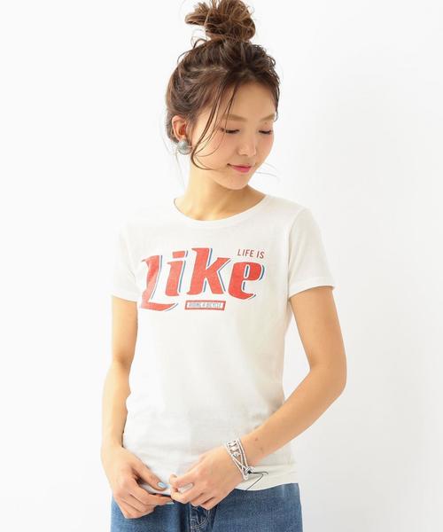 Another Edition(アナザーエディション)の「GOOD SPEEDロゴTシャツ/BCgood/s LOGO T WHT◆(Tシャツ/カットソー・レディース・ホワイト/ライトピンク・FREE)」の14枚目の写真