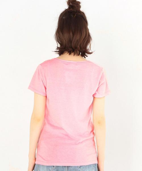 Another Edition(アナザーエディション)の「GOOD SPEEDロゴTシャツ/BCgood/s LOGO T WHT◆(Tシャツ/カットソー・レディース・ホワイト/ライトピンク・FREE)」の4枚目の写真