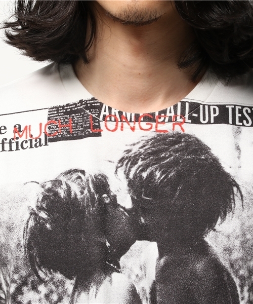 HYSTERIC GLAMOUR（ヒステリックグラマー）の「THE POP GROUP/HOW MUCH LONGER pt T-SH（Tシャツ/カットソー・メンズ・ホワイト・X-LARGE/MEDIUM/SMALL）」の4枚目の写真