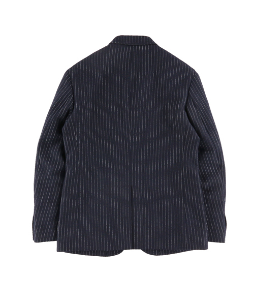 koe×THOM BROWNE（コエトムブラウン）の「[KOE×THOM BROWNE]MENS 3BUTTON SPORTCOAT（テーラードジャケット・メンズ・ネイビー・MEDIUM/SMALL/LARGE）」の8枚目の写真